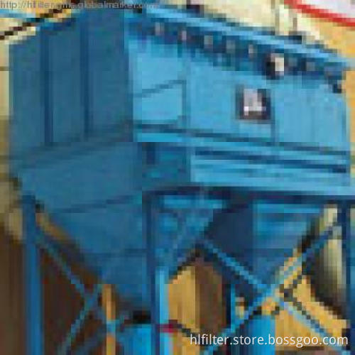 High efficency pulse jet long cloth bag filter